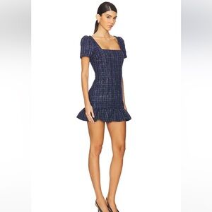 Charlene Mini Dress in Blue
MORE TO COME size Small 
Worn once for an hour